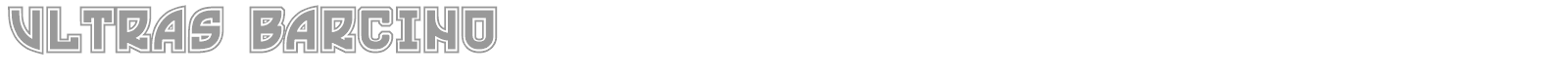 Ultras Barcino font preview